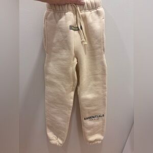 Fear of God Essentials Kids Beige Joggers
